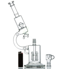 Mikroskop-Viererkabel-Raketen-Perc-Wasserpfeife-rauchendes Wasser-Rohr (ES-GB-519)